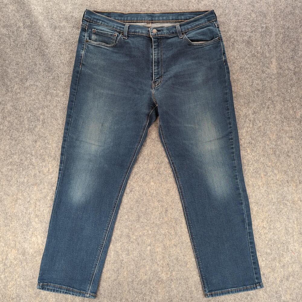 Levis 541 Jeans Mens 38x30 Blue Athletic Tapered Stretch Medium Wash Cotton